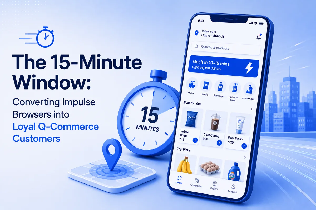 The 15-Minute Window: Converting Impulse Browsers into Loyal Q-Commerce Customers